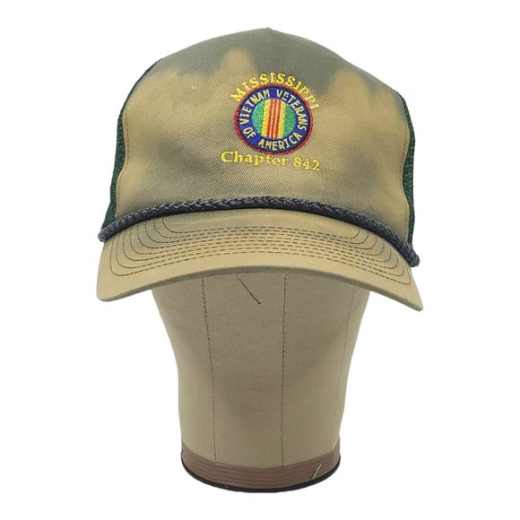 Mississippi Vietnam Veterans Chapter 842 Mesh Snapback Cap Trucker Baseball Hat - Picture 6 of 12